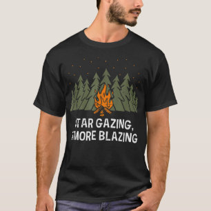 Star Gazing Smore Blazing Camping Friends Camper B T-shirt