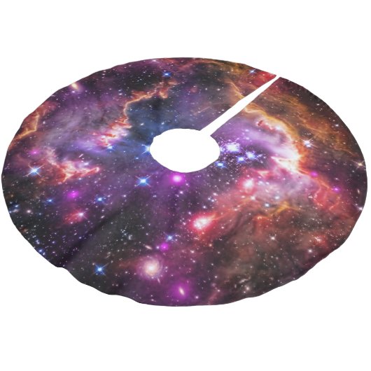 Star-gevulde Small Magellanic Cloud Wingtip Kerstboom Rok (Gekanteld)