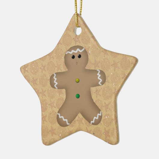 Star GingerBrooMan Ornament (Links)