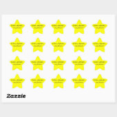 Star Girl - McFly Ster Sticker (Vel)