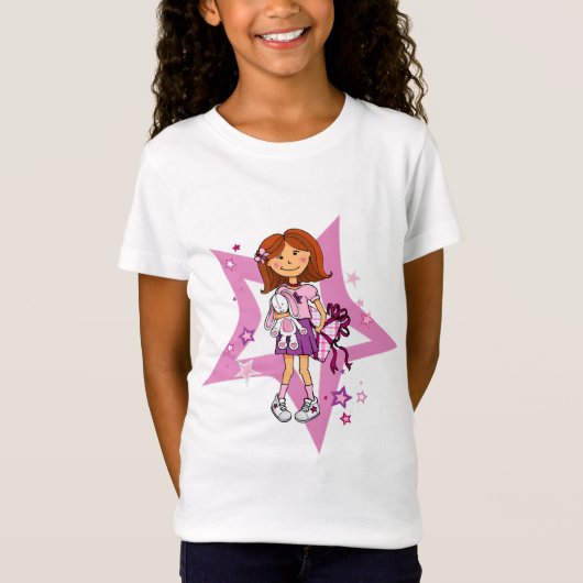 Star girly cadeau, illustratief t-shirt (Voorkant)