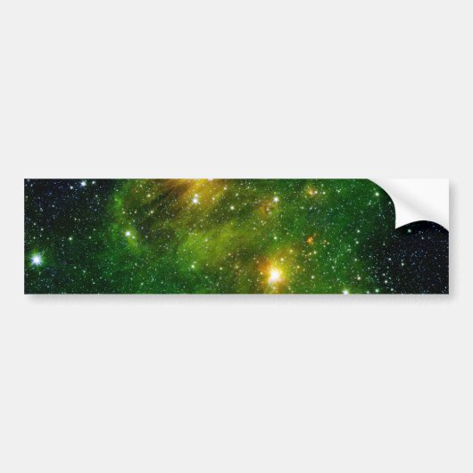 Star GL 490 Green Cluster Space Bumpersticker (Voorkant)