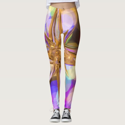 Star Glitter Leggings (Voorkant)