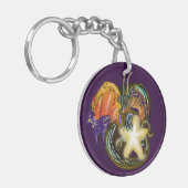Star Glow Dragon Sleutelhanger (Voorkant Links)