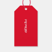 Star Gnome past kleur en tekst aan Cadeaulabel (Achterkant)