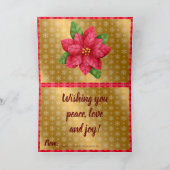 Star Gnome past kleur en tekst aan Feestdagen Kaart (Binnen)