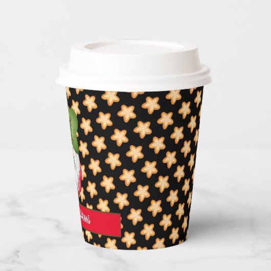 Star Gnome past kleur en tekst aan Papieren Bekers (Links)