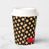 Star Gnome past kleur en tekst aan Papieren Bekers (Rechts)