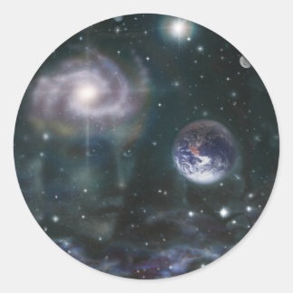 Star Goddess Ronde Sticker