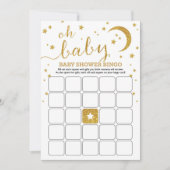 Star Gold Baby Bingo Kaart (Voorkant)