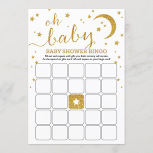 Star Gold Baby Bingo Kaart
