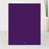 Star gold Flat Dank u vakantiekaart Bedankkaart (Achterkant)