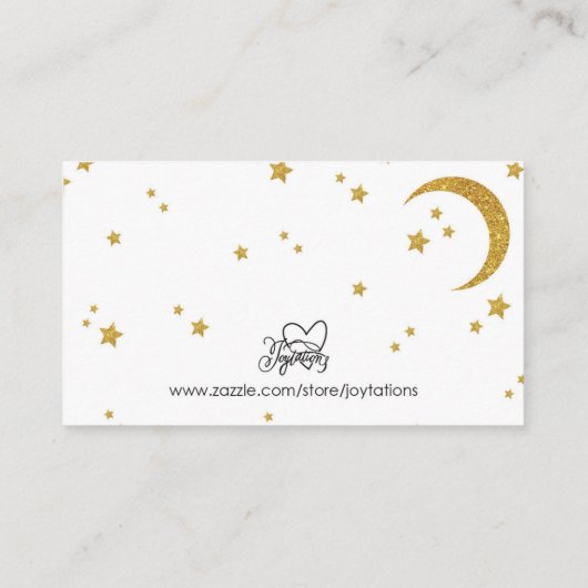 Star Gold Glitter raad hoeveel kaart er is (Achterkant)