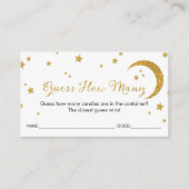 Star Gold Glitter raad hoeveel kaart er is (Voorkant)