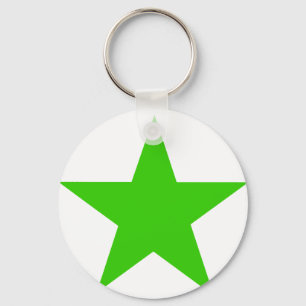 Star Green The MUSEUM Zazzle Gifts Sleutelhanger