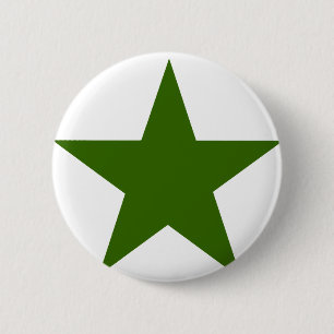 Star GreenDark de MUSEUM Zazzle Gifts Ronde Button 5,7 Cm