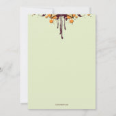 Star Grunge Invitation Kaart (Achterkant)