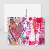 Star Heart Briefkaart (Voorkant / Achterkant)