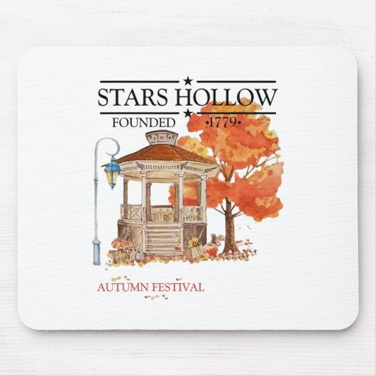 Star Herfst Hollow Herfstfestival Muismat (Voorkant)