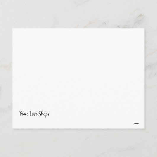 Star Holiday Briefkaart (Achterkant)