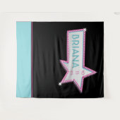 STAR HOLLYWOOD MARQUEE Foto-Op Party Backdrop Wandkleed (Voorkant (horizontaal))