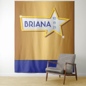 STAR HOLLYWOOD MARQUEE Photo-Op Achtergrond Wandkleed (In situ)