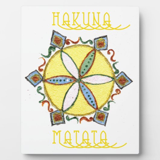 Star in de Making Hakuna Matata Fotoplaat (Voorkant)