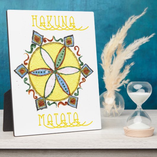 Star in de Making Hakuna Matata Fotoplaat (Zijkant)