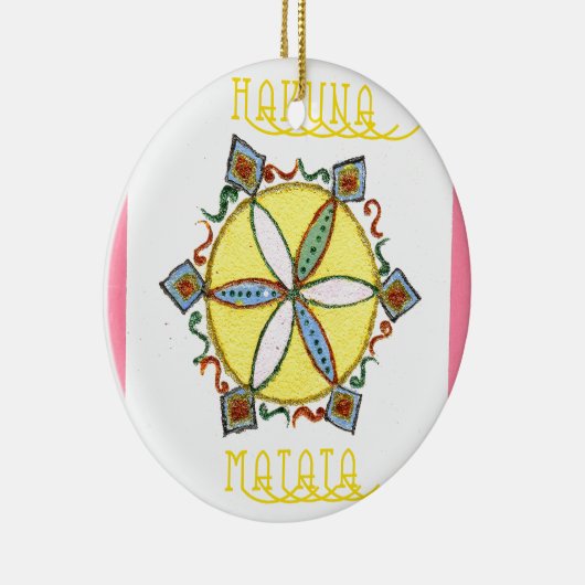 Star in de Making Hakuna Matata Keramisch Ornament (Rechts)