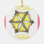 Star in de Making Hakuna Matata Keramisch Ornament (Voorkant)