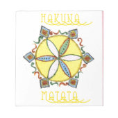 Star in de Making Hakuna Matata Notitieblok (Voorkant)