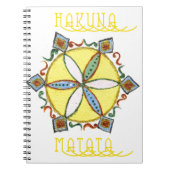 Star in de Making Hakuna Matata Notitieboek (Voorkant)