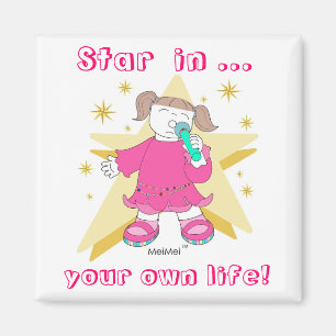 "STAR in UW EIGEN LEVEN!" Magneet