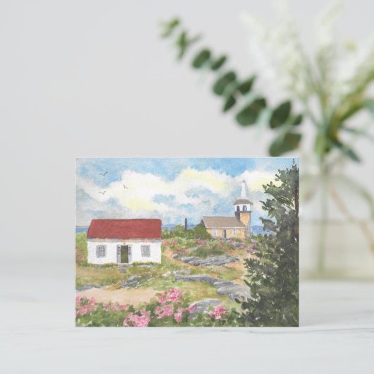 Star Island Isle of Shoals NH Post Kaart (Staand voorkant)