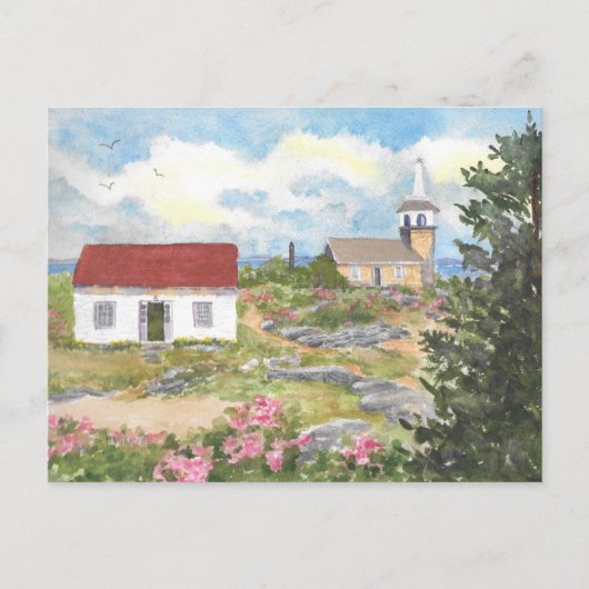 Star Island Isle of Shoals NH Post Kaart (Voorkant)