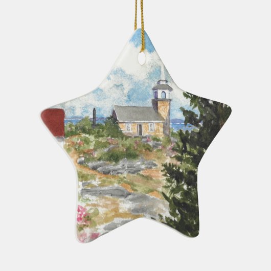 Star Island-Isle of Shoals Star Ornament (Rechts)