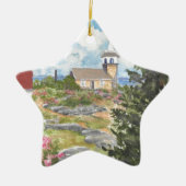Star Island Isles of Shoals NH Star Ornament (Voorkant)