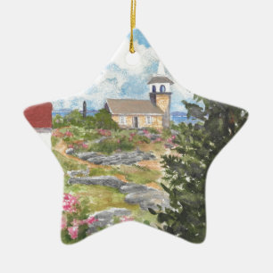 Star Island Isles of Shoals NH Star Ornament