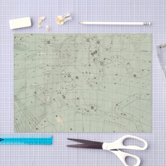 Star-kaart 2 tissuepapier (Craft)