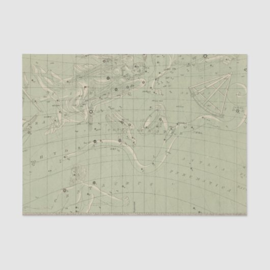 Star-kaart Tissuepapier (Voorkant)