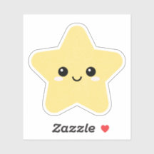 Star Karakter Vinyl Sticker voor Waterfles enz