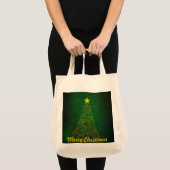 Star kerstboom Organic Shopping Bag Tote Bag (Voorkant (product))