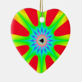 Star Kerstfractal Keramisch Ornament (Rechts)