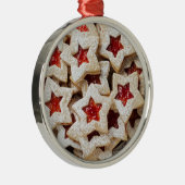 Star Kerstkoekjes Metalen Ornament (Rechts)