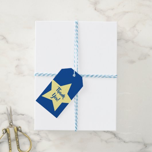 Star Kids Birthday Party Twinkle Twinkle Little Cadeaulabel (Met Touw)