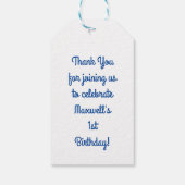 Star Kids Birthday Party Twinkle Twinkle Little Cadeaulabel (Achterkant)