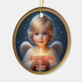 Star-Kissed Angel Child with Candle Ornament (Links)