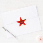 Star-kwaliteit Ronde Sticker (Envelop)