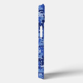 Star Label Decal Navy Blue Camo Case-Mate iPhone Case (Achterkant / Rechts)