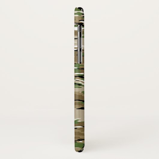 Star-Label op Burlap Camouflage Style Case-Mate iPhone Case (Achterkant/links)